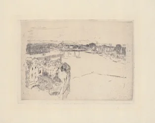 Hafen von Dieppe, ca. 1885